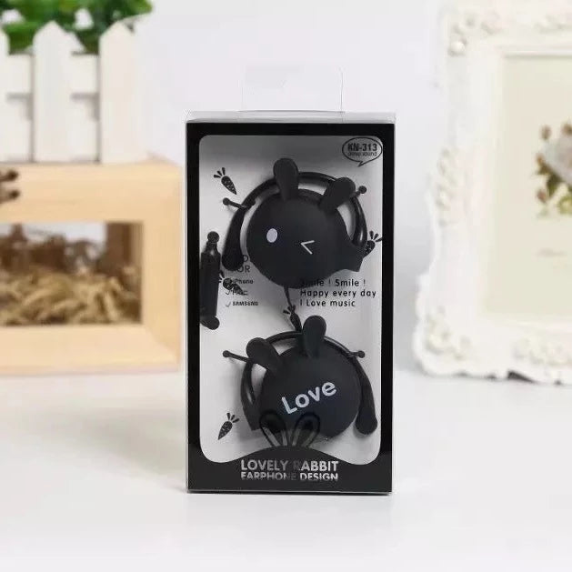 Audífonos Kawaii de cableado - Lovely Rabbit Orejeras