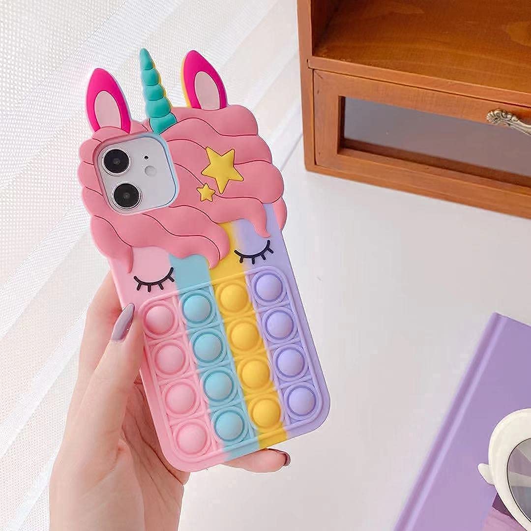 Copia de Case para iPhone Pop-up Unicorn Arcoiris