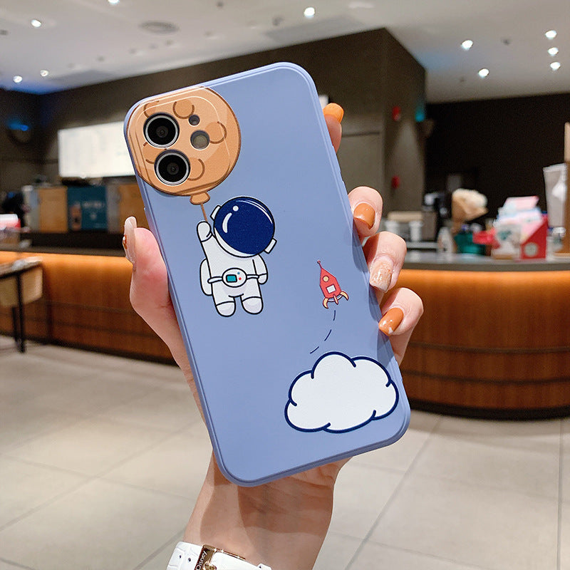 Case para iPhone "The Astronaut" - Azul
