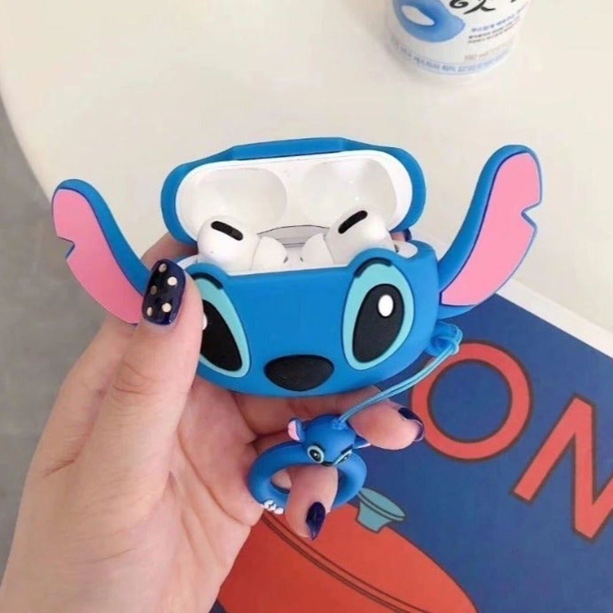 Case para Airpods PRO Stich & Angel Disney